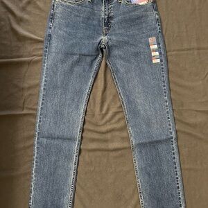 Slim Blue Jeans with Faded Look Levi’s 511 Slim Stretch Jeans